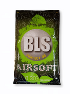 BLS Bio Perfect BBs 0.30g 1kg green and black package of airsoft biodegradable BB pellets