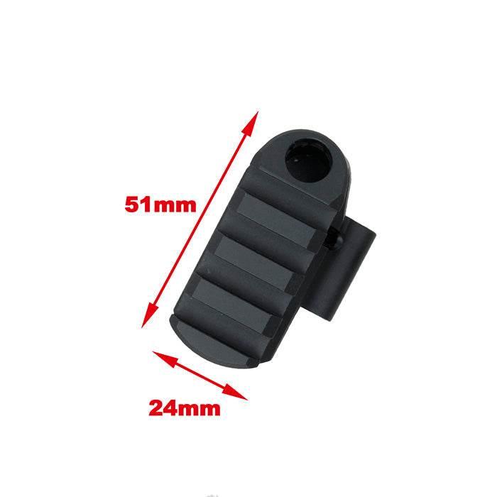 5KU Picatinny Base Adapter in Black, versatile and compact for mounting accessories securely