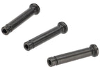 Set of three black PINS MASADA AIRSOFT accessories by A&K for airsoft gun assembly