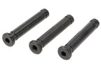 Set of three black metal PINS MASADA AIRSOFT accessories by A&K for airsoft gun parts