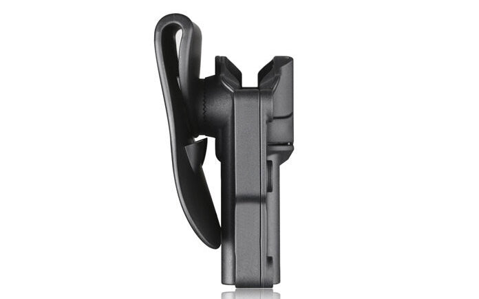 Cytac pistol holster left hand design with a sleek profile for secure firearm carrying