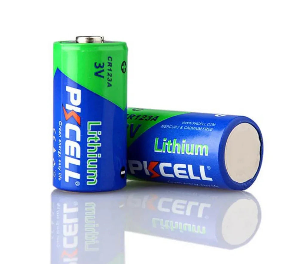 PKCELL CR123A LITHIUM BATTERY with 3V Power for High-Performance Electronics