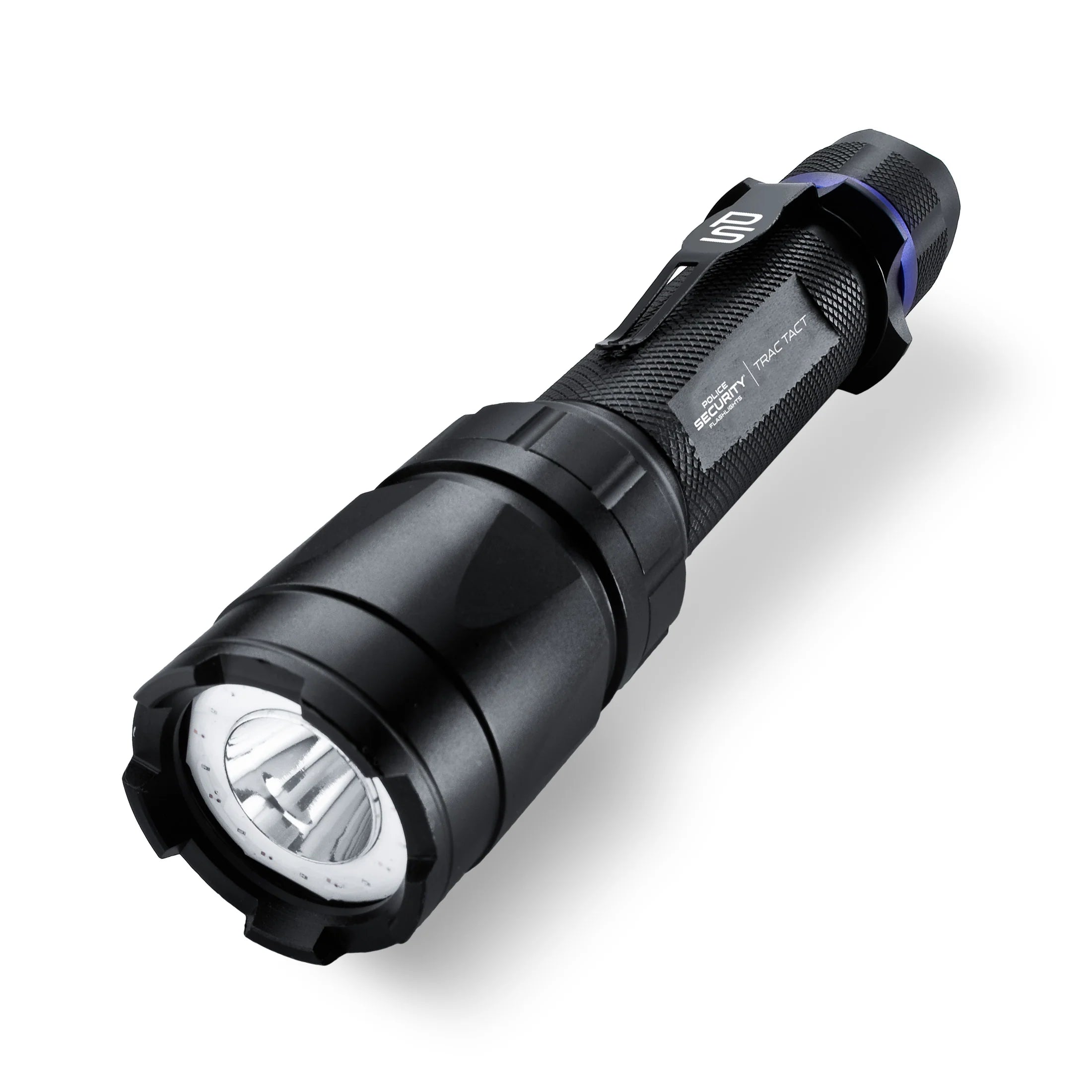 Durable Police Security flashlight with powerful beam and sturdy construction for outdoor use