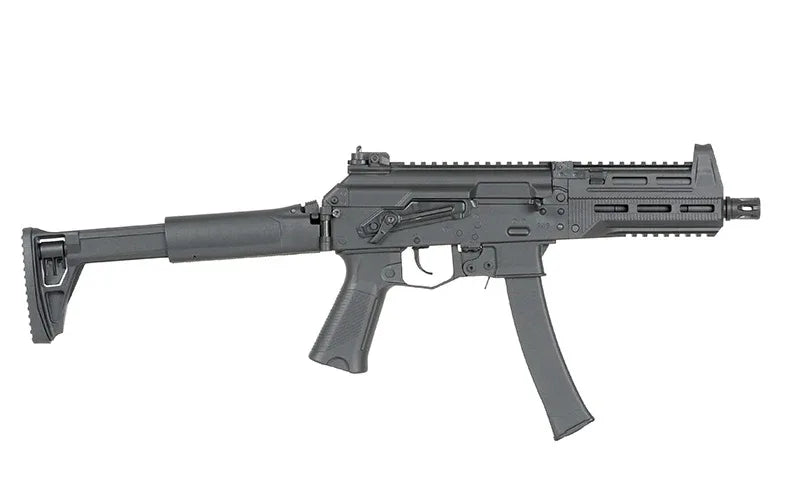 WELL PRO ppk-20 airsoft METAL GBBR with adjustable stock and accessory rail for tactical gameplay