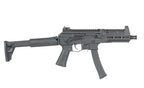 WELL PRO ppk-20 airsoft METAL GBBR with adjustable stock and accessory rail for tactical gameplay