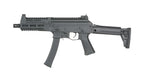 WELL PRO PPK-20 airsoft METAL GBBR with adjustable stock and tactical rail for accessories