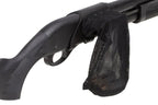 PPS M870 shell catcher mounted on a shotgun to catch spent shell casings during shooting