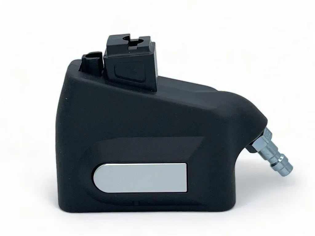 Primary Airsoft Adapter for attaching air supply systems to airsoft guns securely