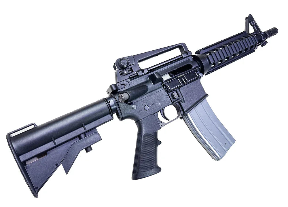 PROW M4 CQB MWS GBBR AIRSOFT rifle with enhanced grip and detachable magazine for airsoft enthusiasts