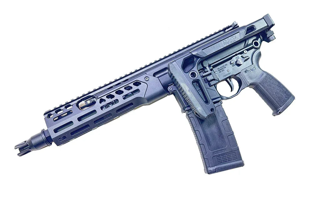 PROW MCX SPEAR LT 9 GBBR AIRSOFT featuring an adjustable stock and tactical handguard