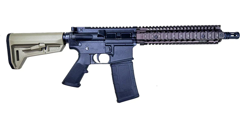 PROW DD MK18 MOD1 9 GBBR AIRSOFT Rifle with Tan Stock and Handguard for Tactical Gameplay
