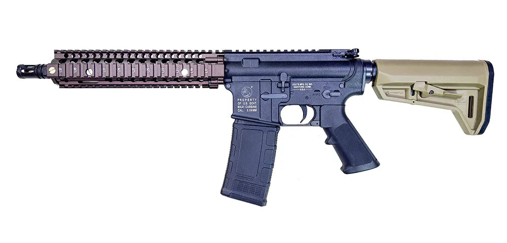PROW DD MK18 MOD1 9 GBBR AIRSOFT with polymer body and tactical rail system for enhanced performance