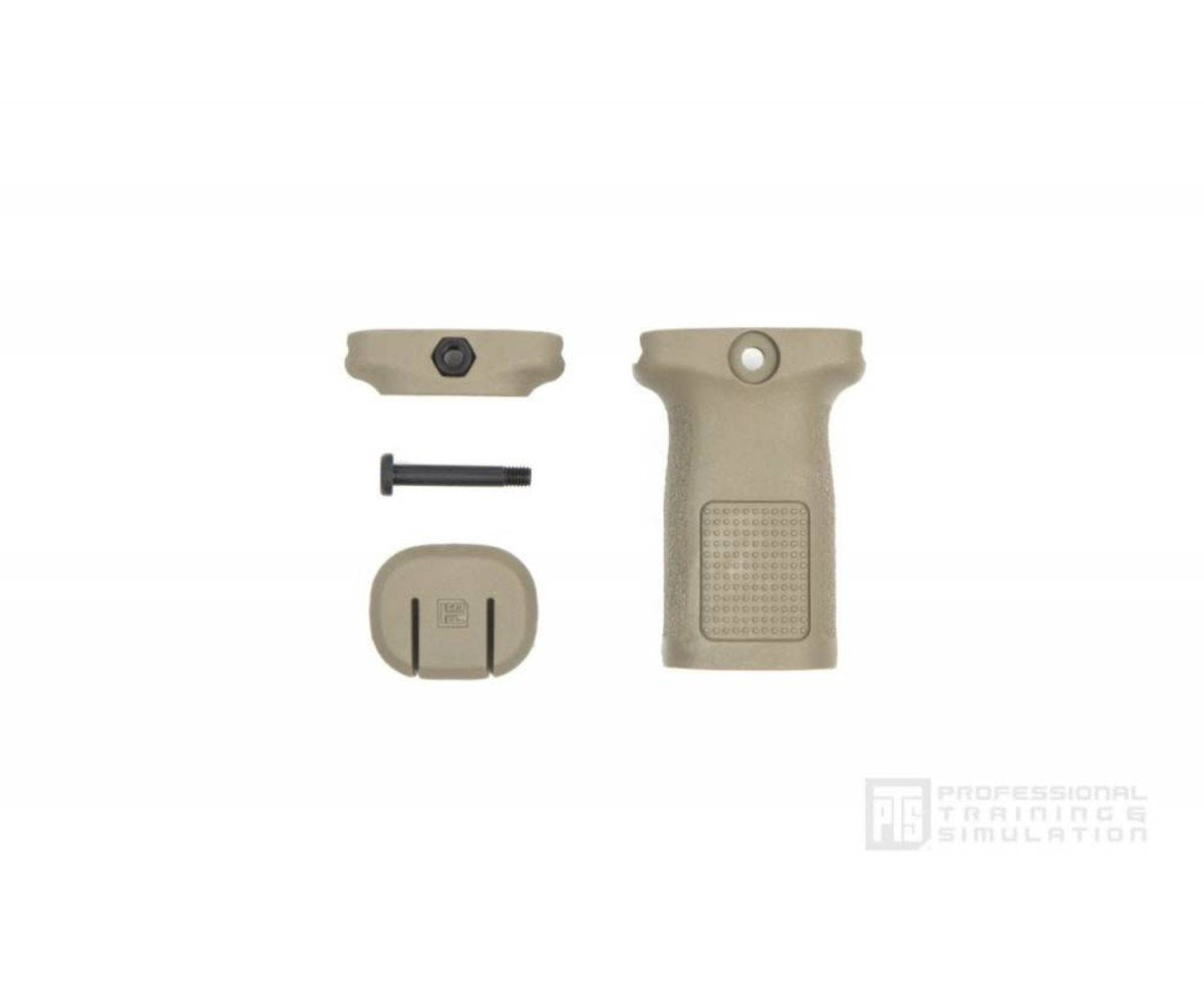 PTS EPF2-S SHORT VERTICAL FOREGRIP in Tan with Mounting Hardware for Enhanced Control