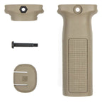 PTS EPF2 VERTICAL FOREGRIP in Flat Dark Earth with mounting hardware and textured grip surface