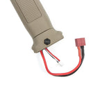 PTS EPF2 VERTICAL FOREGRIP in tan color with wiring for enhanced grip control and stability