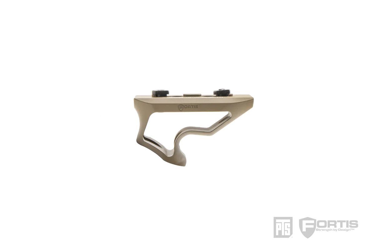 PTS FORTIS ANGLED FOREGRIP M-LOK in Flat Dark Earth Color for Enhanced Rifle Control