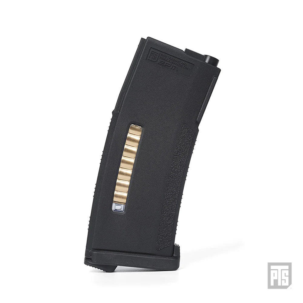 PTS M4 MAGAZINE in black with transparent window for easy ammo tracking and enhanced grip