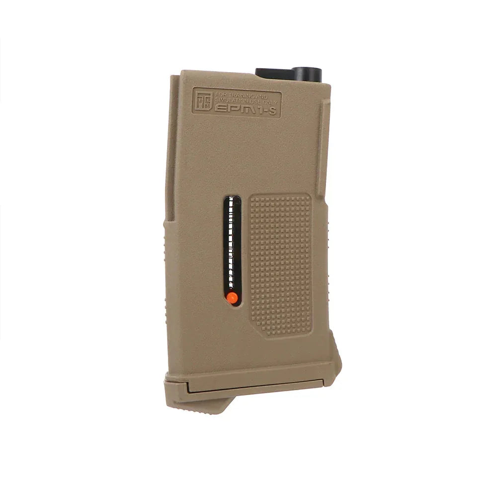PTS MAG EPM 1-S 170RND Magazine in Tan for Airsoft Enthusiasts and Field Use