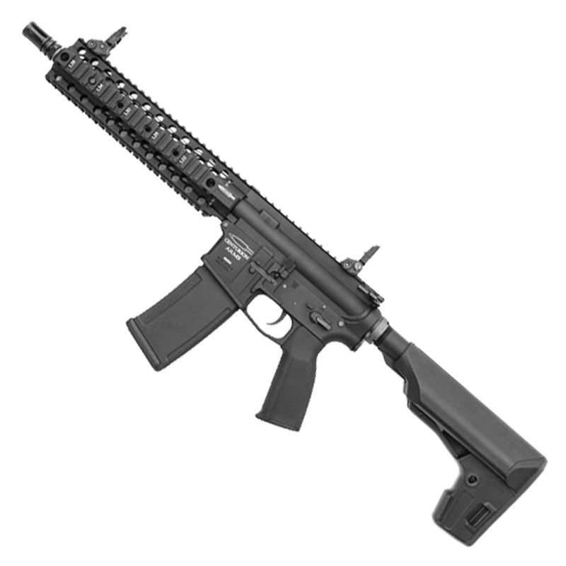PTS Centurion Arms CM4 ERG airsoft rifle AEG by PTS black tactical M4 style rifle with rail system