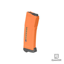 PTS SpeedQB 150 round airsoft magazine orange polymer high capacity spare mag for M4 airsoft rifles