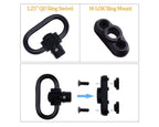 QD Sling Quick-Detach M-LOK Accessory Set with Sling Swivel and Mount for Easy Attachment