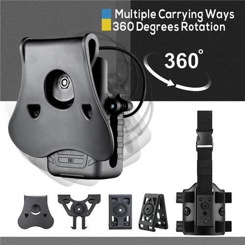 AMOMAX Radio Pouch with 360 Degrees Rotation for versatile carrying options