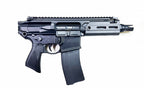WELL PRO rattler gbbr compact black gas blowback carbine with magazine and top Picatinny rail