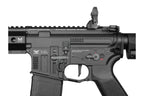 Raven Evolution Elite G2 AEG AIRSOFT black tactical airsoft rifle close-up on receiver and trigger
