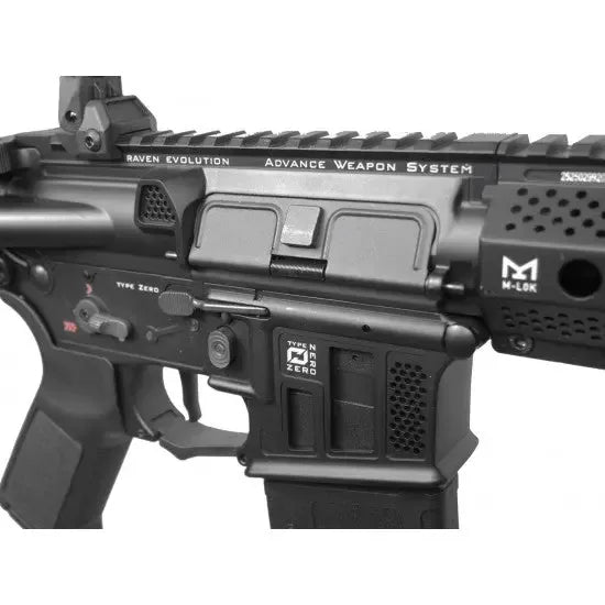 RAVEN EVOLUTION ELITE TYPE ZERO CQB with advanced weapon features for tactical performance.