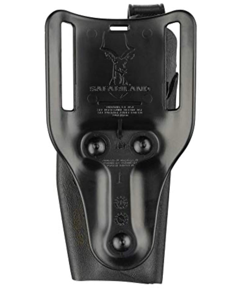 SAFARILAND SLS HOLSTER LEFT HAND in black with a secure locking mechanism and durable design