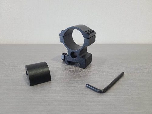 District Airsoft black metal scope ring 30mm with mounting tools and protective cover accessory