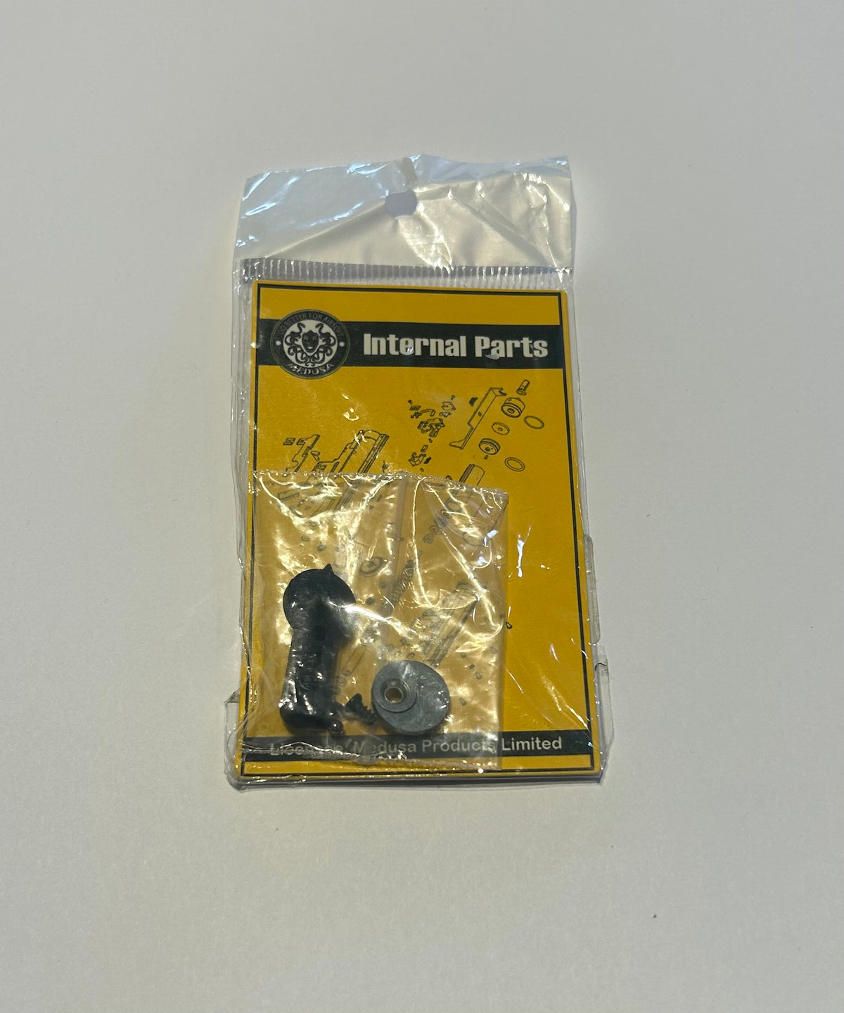 MEDUSA external selector switch m4 airsoft part in sealed packaging labeled internal parts