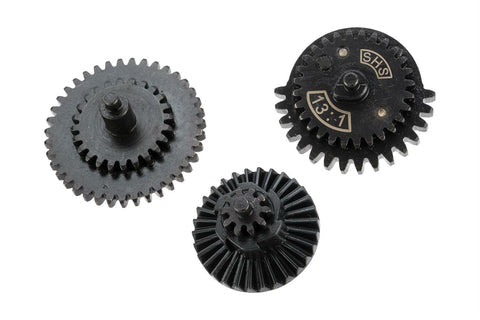 SHS high speed gear set 13:1 for enhanced airsoft performance and gearbox upgrades