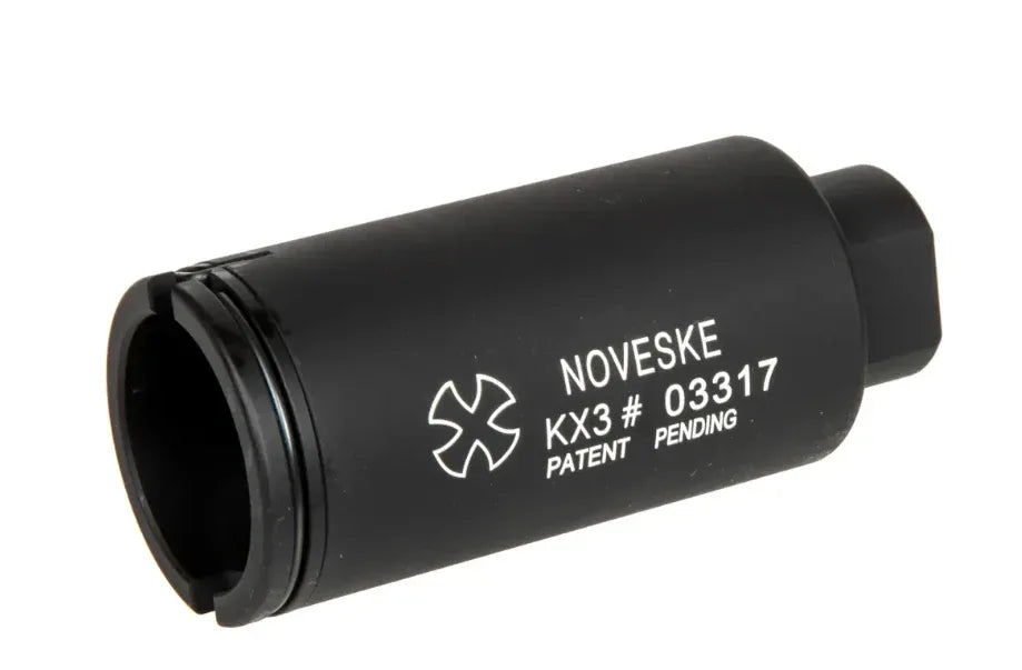 SHS NOVESKE SOUND HOG Muzzle Device in Black with Patent Pending Design for Improved Sound Suppression