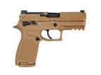 SIG AIR M18 AIRSOFT Pistol in Tan with Realistic Details for Airsoft Enthusiasts