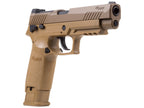 SIG SAUER PROFORCE P320 M17 CO2 Airsoft Pistol in Desert Tan with Realistic Detailing