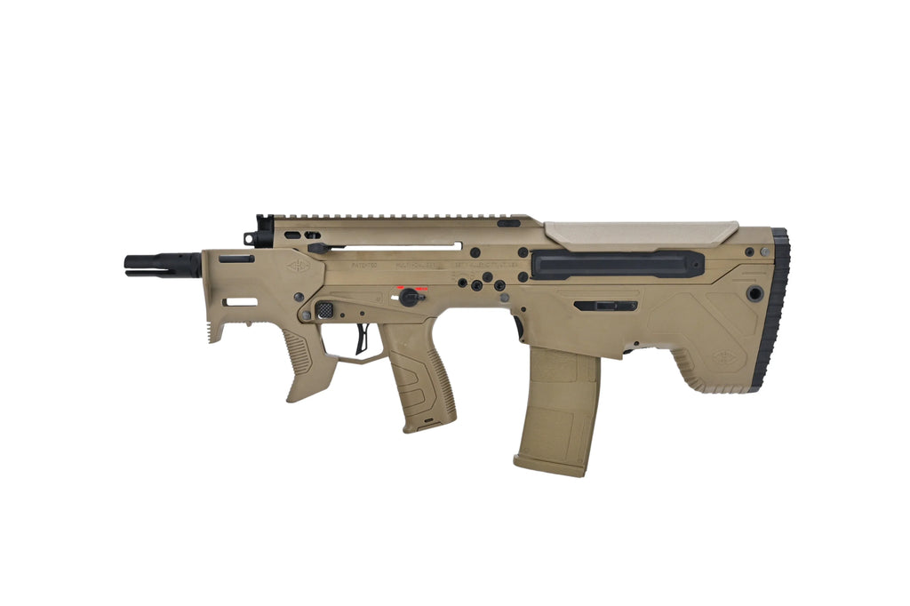 SILVERBACK MDRX MICRON V3 AIRSOFT Rifle in Tan Color with Modern Tactical Design