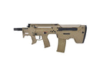 Compact tan SILVERBACK MDRX MICRON AIRSOFT AEG bullpup replica for close quarters skirmish play