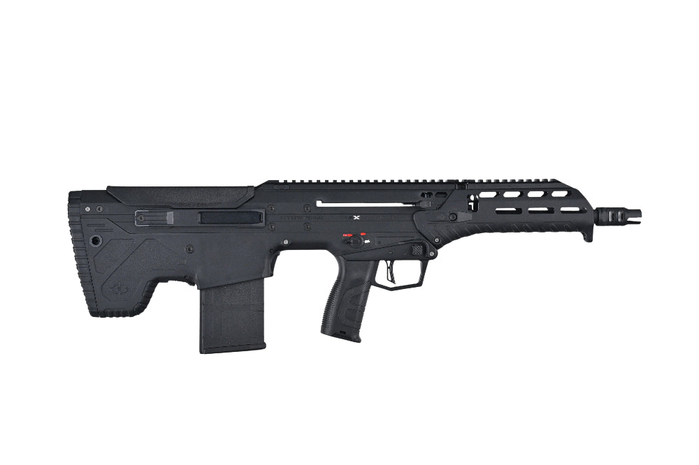 SILVERBACK MDRX V3 black bullpup AEG airsoft rifle with picatinny rail and detachable magazine