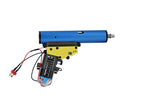 SILVERBACK MDRX V3 AEG internal gearbox and cylinder assembly in blue yellow for airsoft upgrade