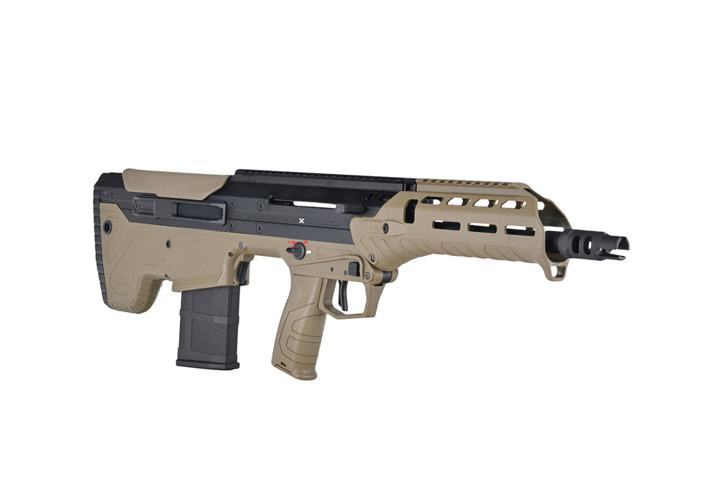 SILVERBACK MDRX V3 tan bullpup AEG rifle with detachable magazine MLOK handguard and muzzle