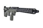 Silverback SRS airsoft A2 bolt action sniper rifle in olive gray with long ventilated handguard and magazine