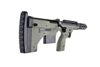 SILVERBACK SRS COVERT 16 olive drab bolt action sniper rifle chassis with adjustable rubber buttpad and top rail