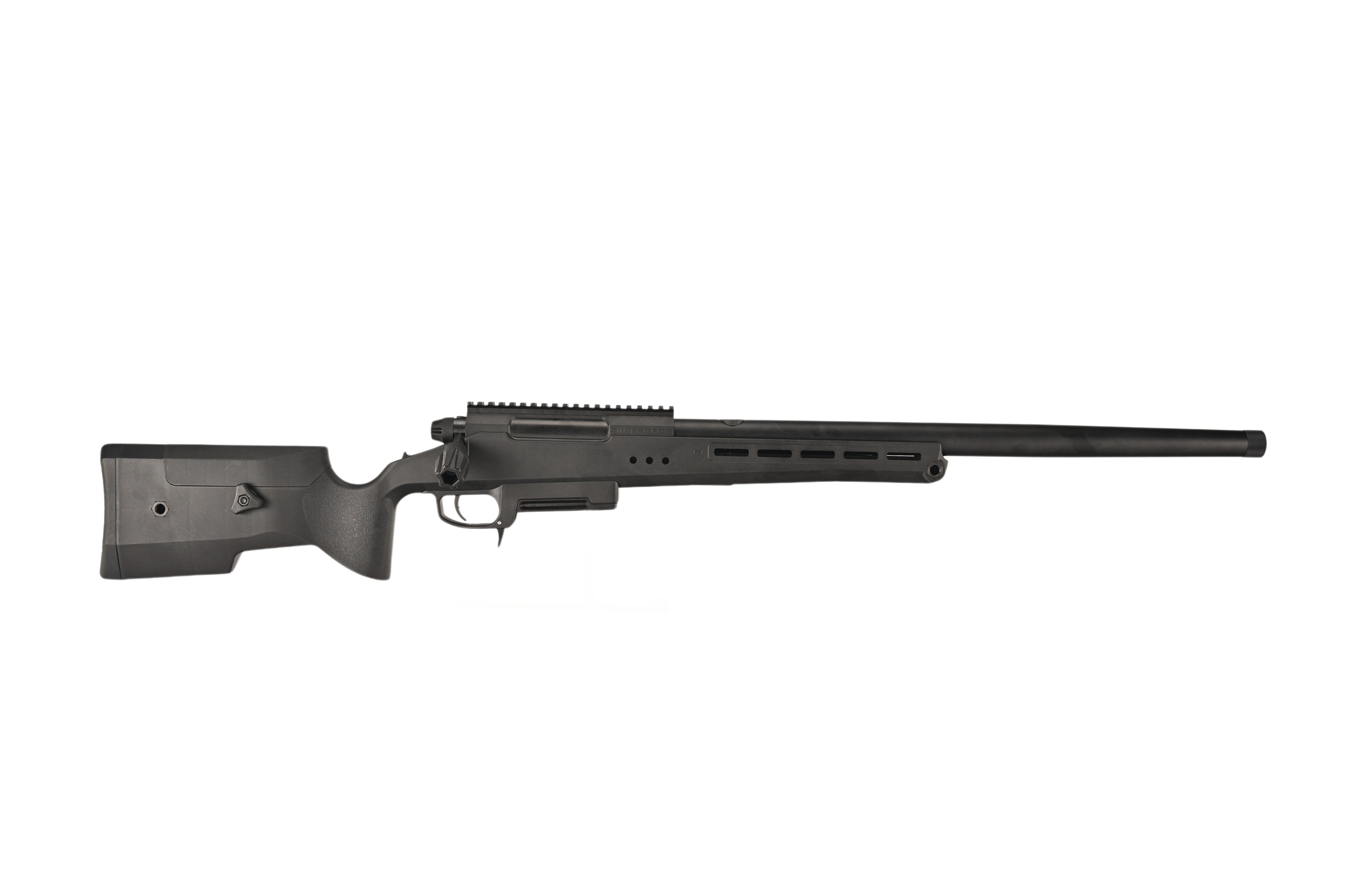 SILVERBACK TAC-41P SPORT black precision bolt action sniper rifle with synthetic stock and long barrel