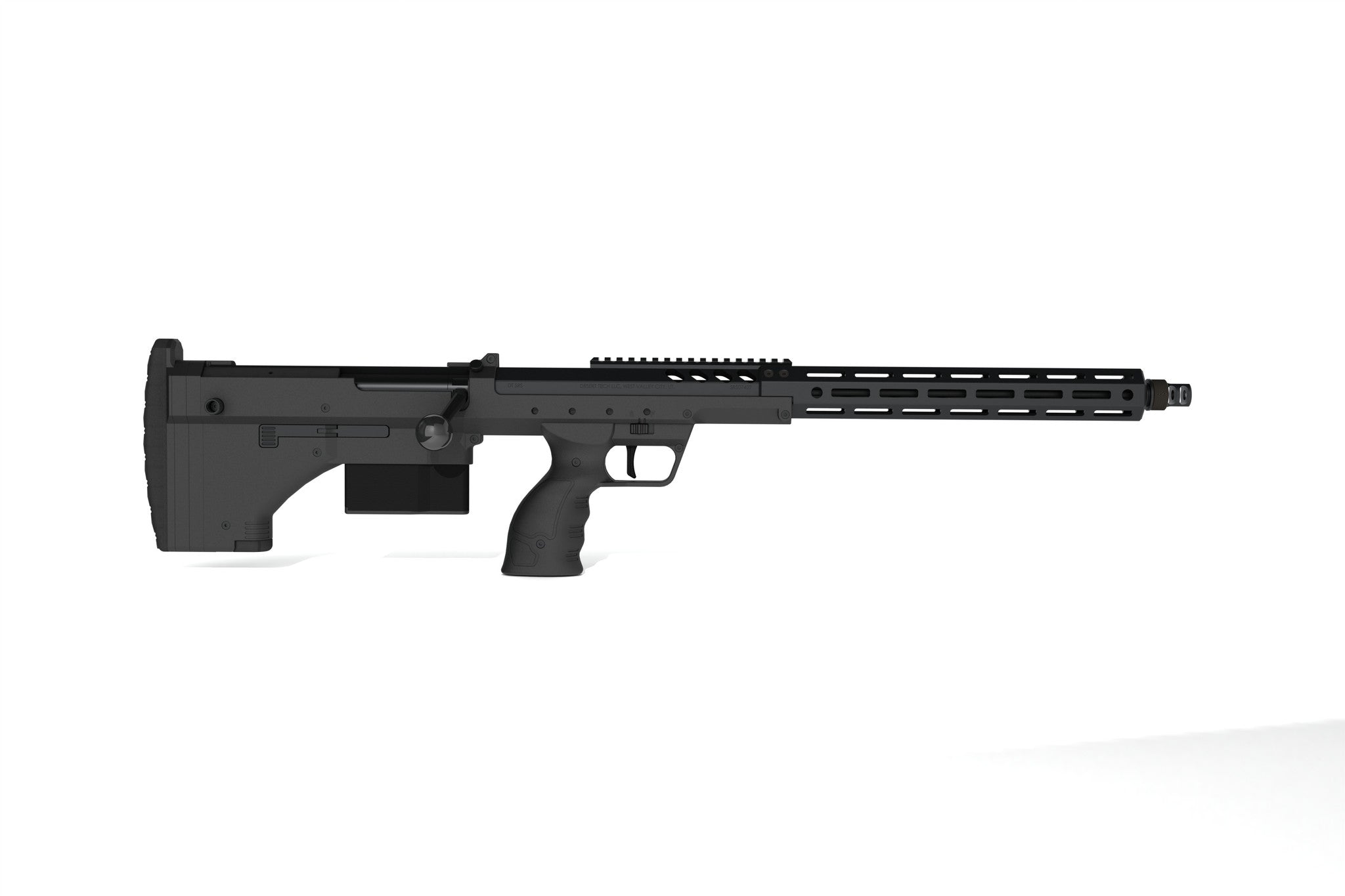 Silverback SRS Sniper Rifle in Black with Modular Design and Tactical Features