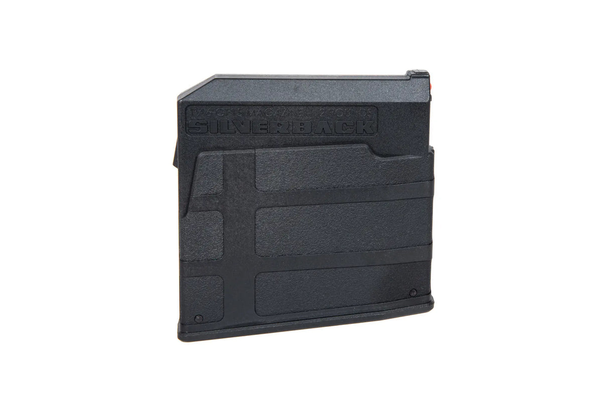 SILVERBACK TAC-41 110RDS MAGAZINE in durable black design for airsoft firearms