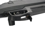 Detailed view of SILVERBACK TAC-41P AIRSOFT sniper with ergonomic grip and trigger mechanism