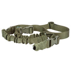 Valken Single Point Sling in Olive Drab with Adjustable Features for Tactical Use
