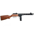 SNOW WOLF PPSH AIRSOFT Gun with Wooden Stock and Metal Body for Authentic Gameplay