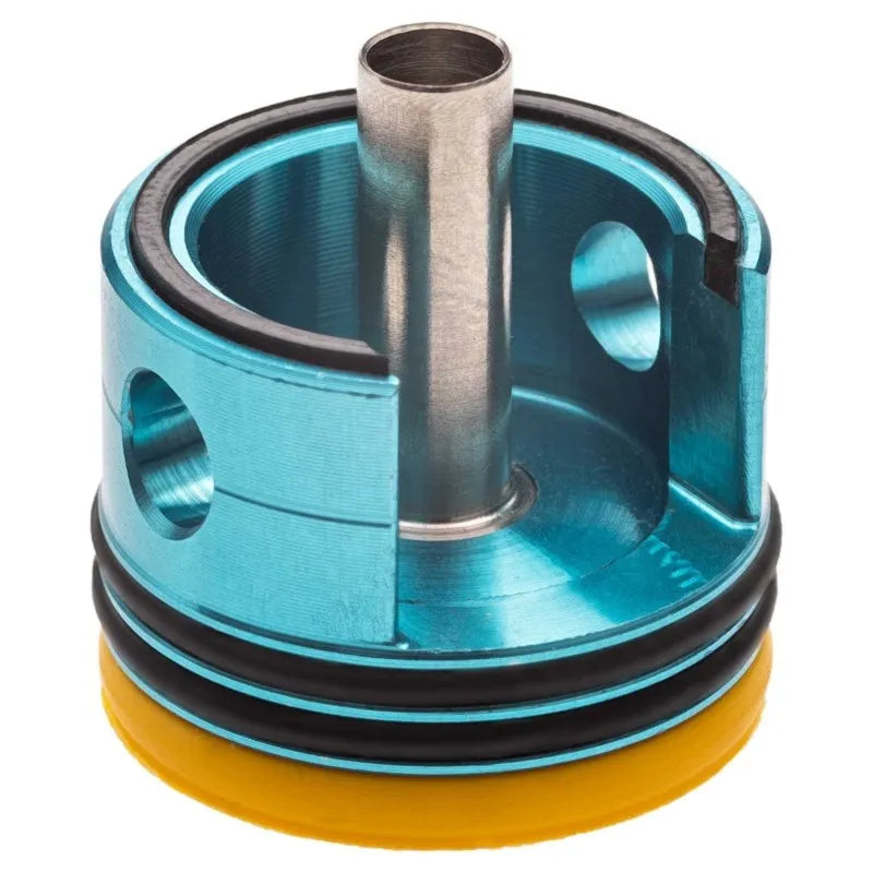 SOFTAIR ERGAL Cylinder Head for Airsoft Guns in Blue with Precision Engineering Features